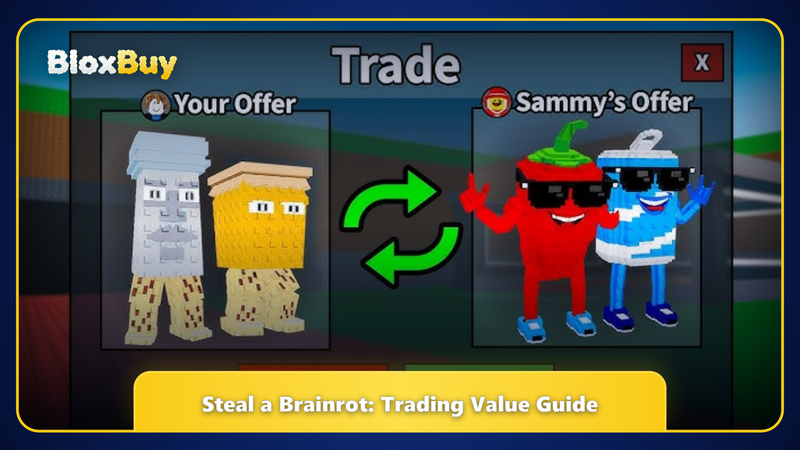 Steal a Brainrot Trading Values (2026): Current Prices & Trends